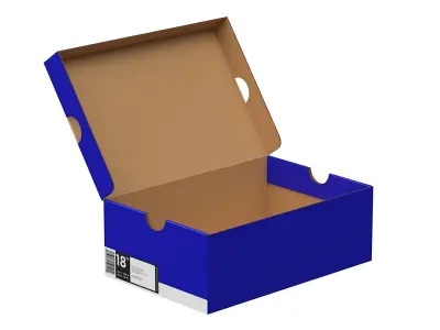 Nike Shoe Box PBR 12 Low-poly 3D model