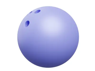 Bowling Ball 3D model