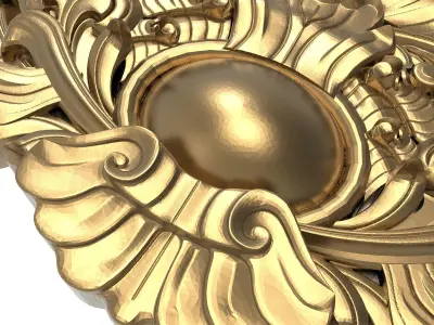 decorative pattern ready for 3D printing 3D model 129