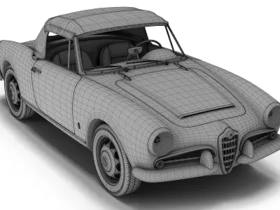 Alfa Romeo Giulia Spider 3D model
