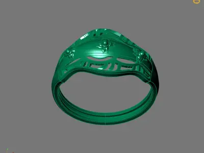 Women Plain Ring Ready STL 3DM Models Womens Rings 3D models 3D print model