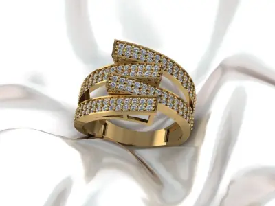 38 TRENDING AND LUXURY UNISEX MENS RINGS 3 DM DETAILS 3D print model