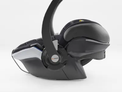 3D Model of Prams and Strollers - Baby Car Seat Besafe IZI GO Low-poly 3D model