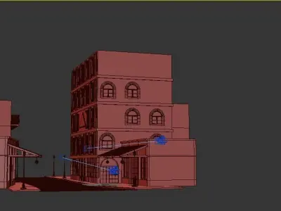 Exterior Buildings 3D model