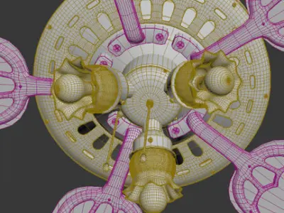 Decorative Ceiling Fan 3D model