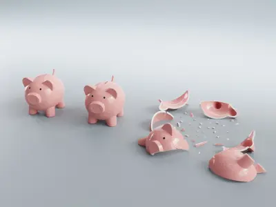 Piggy Bank 3D model