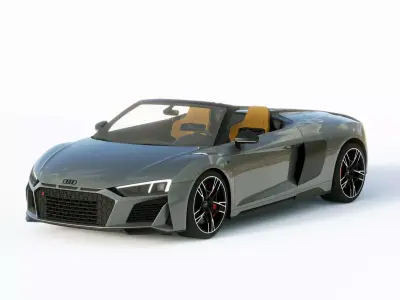Audi R8 Spyder 2019 3D model