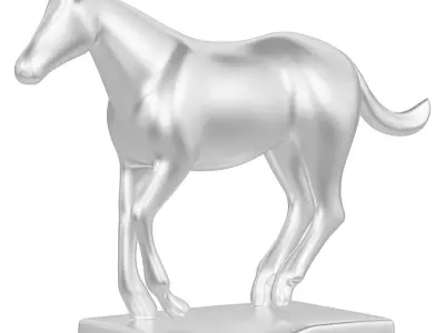 Horse Sculpture 3D model purchase