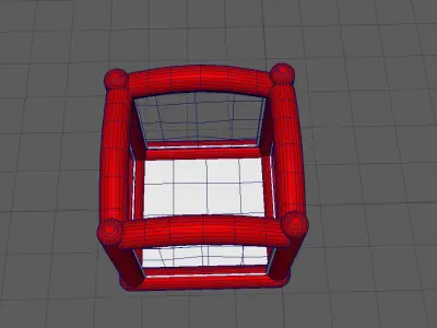 3D inflatable child jump toy  Low-poly 3D model