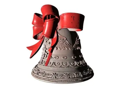 Christmas Bell 3D Printable Model 3D print model
