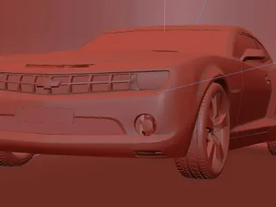 chevrolet camaro 2012 3D model