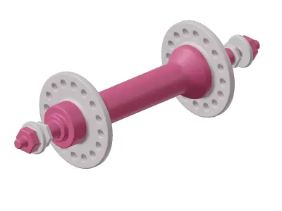 Baby Bicycle Hub Axle Toy 3D model