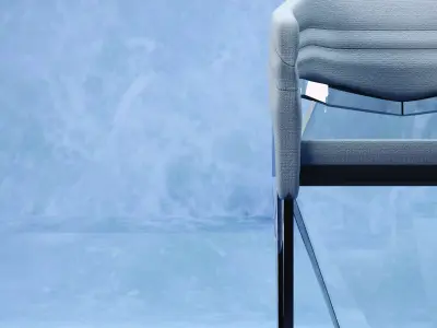 High Quality Luxury Modern Dining Chair - Serac Designer Chair 3D model