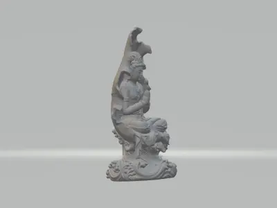 Guanyin Lotus Leaf 3D print model
