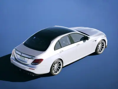 Mercedes AMG E63 Brabus 800 2018 Low-poly 3D model