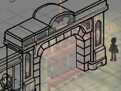 Game The Palace - Shimen 02 3D model