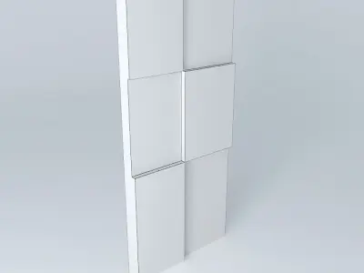 Concrete wall Free 3D model