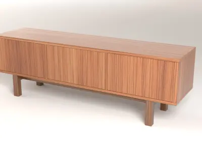 STOCKHOLM TV bench Ikea 3D model