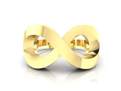Ring M44 The luxury female ring wedding 3D print model