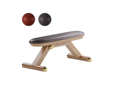 BANKA BASIC Gym Weight Bench 3D model