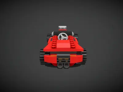 Lego Sport Car Gen 2 3D model