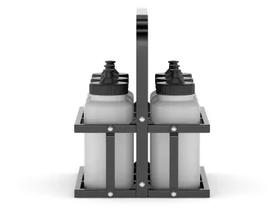 Athletics Water Bottle Carrier Collapsible 3D model