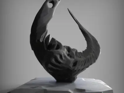 Beksinki s Crescent 3D print model