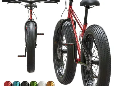 Mongoose Argus ST Mechanical Disc Brakes 3D model