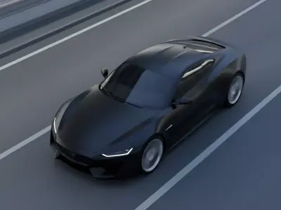 Ferrari Roma 2025 3D model Low-poly 3D model