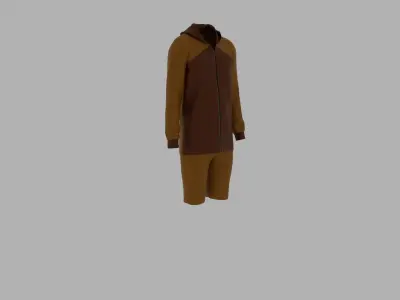 Sport Suit Low-poly 3D model 57