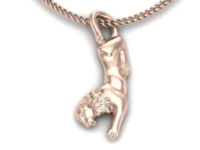 Panther Pendant 3D print model