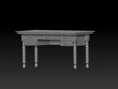 CLASSIC DESK  3D print model