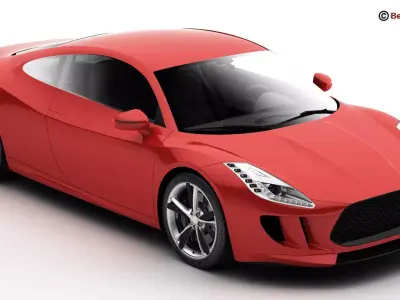 Generic Sports Car 3D model