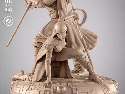 STAR WARS Gran Inquisitor Diorama  3D print model