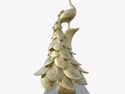Peacock Statue  3D print model