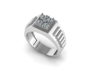 men ring 3D print model