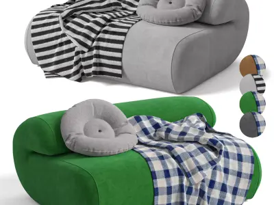 STRATA SOFA And Armchair 3D model