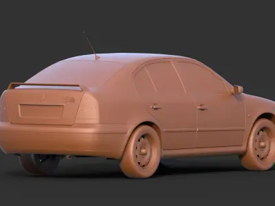 Skoda Octavia 3D print model