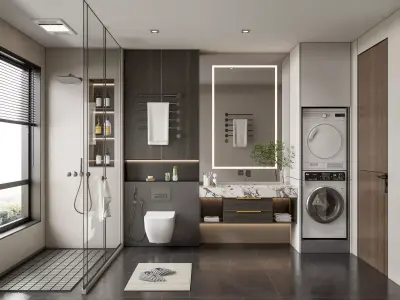 Bathroom 53 3D model