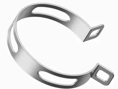 Motorcycle Silencer Bracket 3D print model