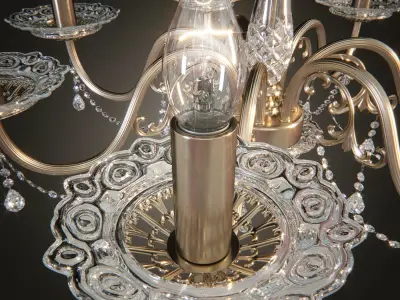 Classic chandelier 3D model