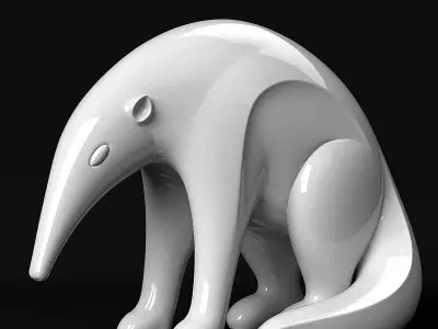 Giant Anteater 3D print model