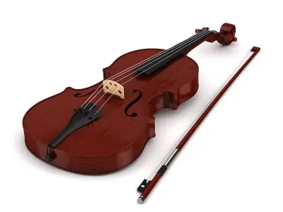 Violin 3D model