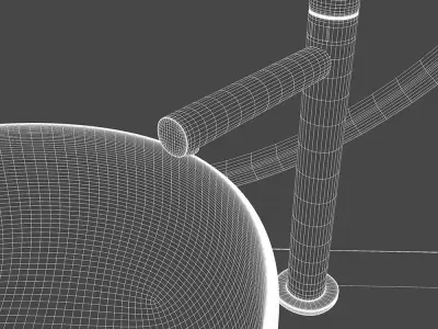 Modern Bath Set 01 3D model