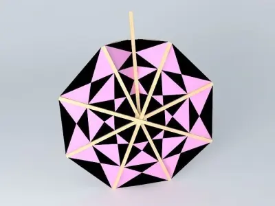 Bermuda Round Kite Free 3D model
