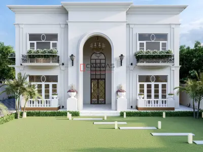 3D Classic Villa Day and Night views Lumion 10 - 3ds max 3D model