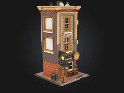 Espresso Corner 3D model