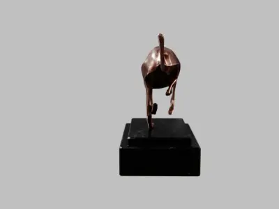 Cheetah statuette 3D model