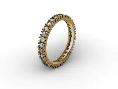 ETERNITY RINGS 3D print model
