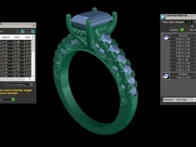 ring code 135 3D print model